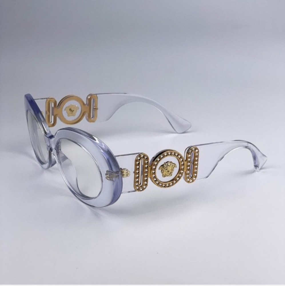 Versace Medusa Biggie Clear Glasses